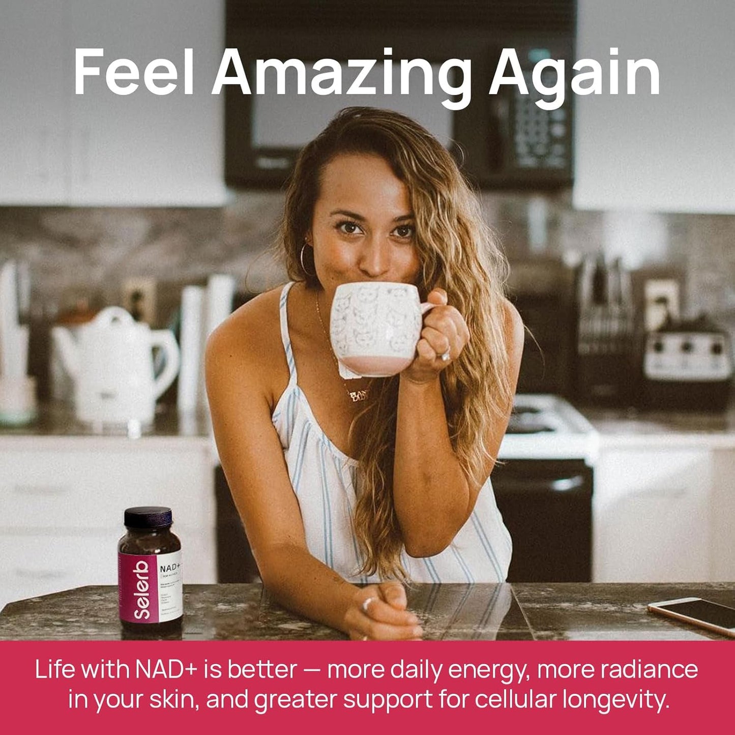 Selerb NAD+ Supplement -60 Capsules Advanced