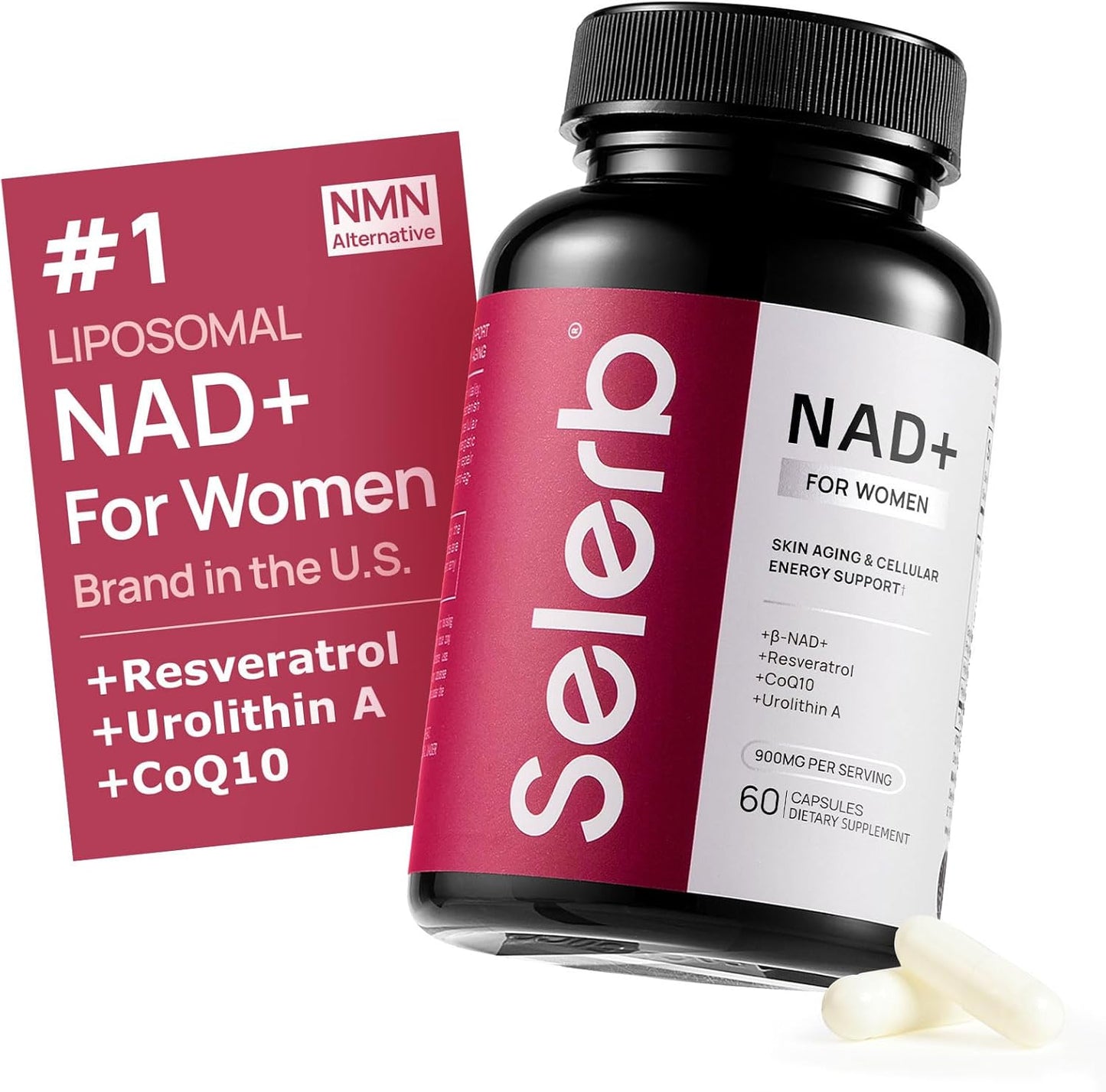 Selerb NAD+ Supplement -60 Capsules Advanced