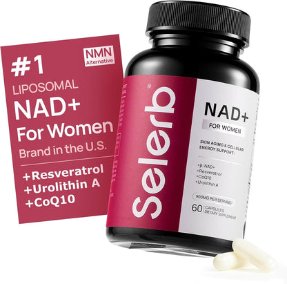 Selerb NAD+ Supplement -60 Capsules Advanced