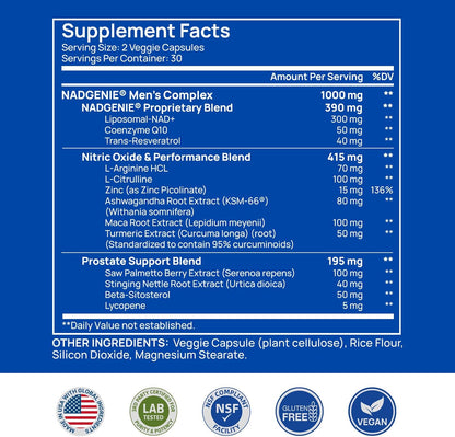 Selerb NAD+ Supplement -60 Capsules Advanced